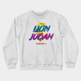 Biblical Threads - Lion of Judah (Dark Design) Christian Crewneck Sweatshirt
